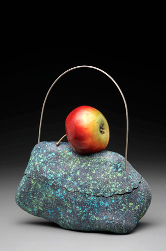 Apple & Granite Purse Photo