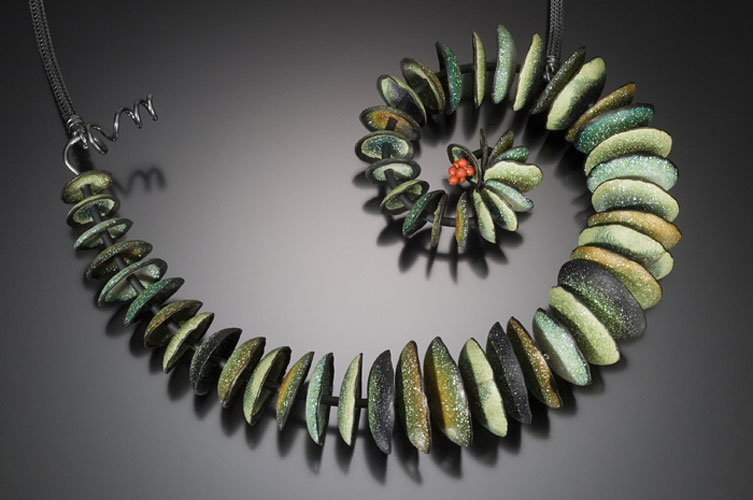 Spiral Eucalyptus neckpiece